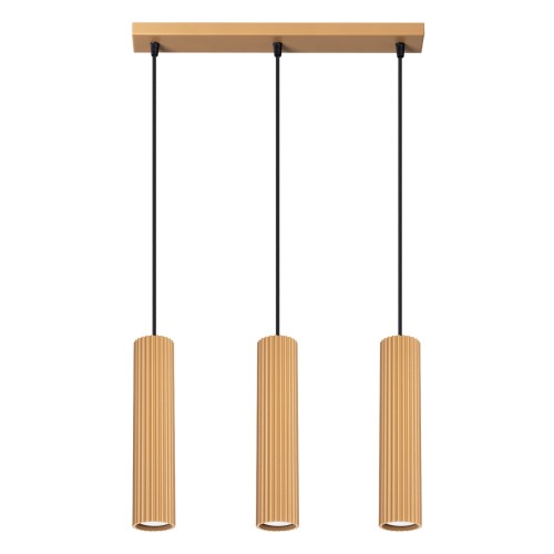 Lampa wisząca KARBON 3L złoty SL.1556 Sollux Lighting