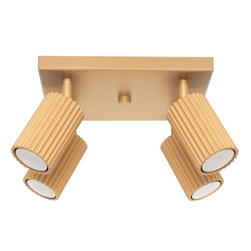 Plafon KARBON 4 złoty SL.1564 Sollux Lighting