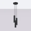 Lampa wisząca KARBON 3P czarny SL.1576 Sollux Lighting