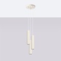 Lampa wisząca KARBON 3P beżowy SL.1595 Sollux Lighting
