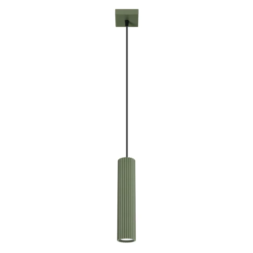 Lampa wisząca KARBON 1 zielony oliwkowy SL.1611 Sollux Lighting