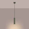 Lampa wisząca KARBON 1 zielony oliwkowy SL.1611 Sollux Lighting