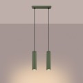 Lampa wisząca KARBON 2 zielona oliwka SL.1612 Sollux Lighting