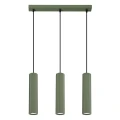 Lampa wisząca KARBON 3L zielona oliwka SL.1613 Sollux Lighting
