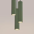 Lampa wisząca KARBON 3P zielona oliwka SL.1614 Sollux Lighting