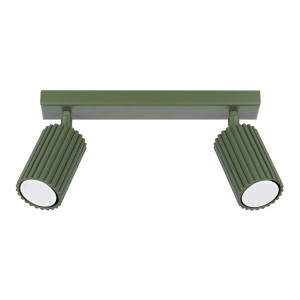 Plafon KARBON 2 zielony oliwkowy SL.1618 Sollux Lighting