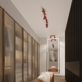 Kinkiet KARBON ochra czerwona z włącznikiem SL.1636 Sollux Lighting