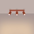 Plafon KARBON 3L ochra czerwona SL.1638 Sollux Lighting