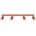 Plafon KARBON 4L ochra czerwona SL.1641 Sollux Lighting