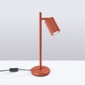 Lampa biurkowa KARBON ochra czerwona SL.1643 Sollux Lighting