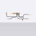 Żyrandol TIMBO 6 czarny SL.1670 Sollux Lighting