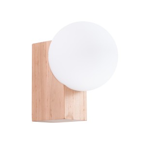 Kinkiet BULBO naturalne drewno SL.1682 Sollux Lighting