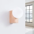 Kinkiet BULBO naturalne drewno SL.1682 Sollux Lighting