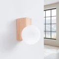 Kinkiet BULBO naturalne drewno SL.1682 Sollux Lighting