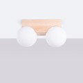 Plafon BULBO 2 naturalne drewno SL.1683 Sollux Lighting