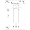 Lampa wisząca LAMI 3L biały SL.1688 Sollux Lighting