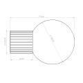 Kinkiet HALO biały IP44 SL.1707 Sollux Lighting