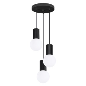 Lampa wisząca HALO 3P czarna SL.1715 Sollux Lighting
