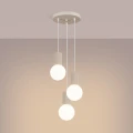 Lampa wisząca HALO 3P beżowa SL.1720 Sollux Lighting