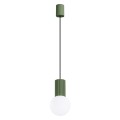 Lampa wisząca HALO 1 zielona oliwka SL.1724 Sollux Lighting