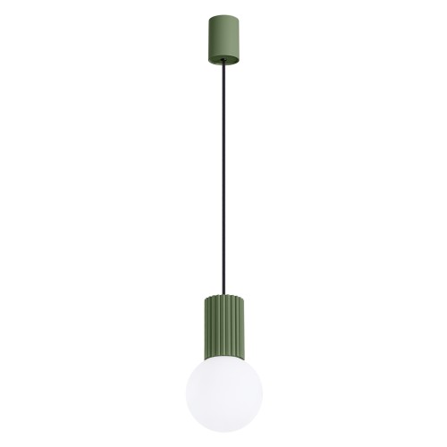 Lampa wisząca HALO 1 zielona oliwka SL.1724 Sollux Lighting