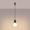 Lampa wisząca HALO 1 zielona oliwka SL.1724 Sollux Lighting