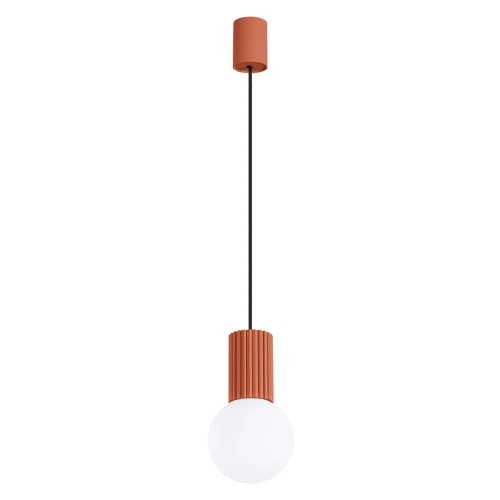Lampa wisząca HALO 1 ochra czerwona SL.1729 Sollux Lighting