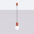Lampa wisząca HALO 1 ochra czerwona SL.1729 Sollux Lighting