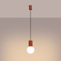 Lampa wisząca HALO 1 ochra czerwona SL.1729 Sollux Lighting