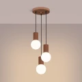 Lampa wisząca HALO 3P mocca SL.1735 Sollux Lighting