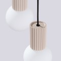 Lampa wisząca HALO 3P taupe SL.1745 Sollux Lighting