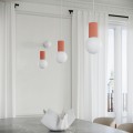 Lampa wisząca HALO 1 brzoskwiniowa SL.1754 Sollux Lighting