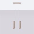 Lampa wisząca KARBON 2 taupe SL.1773 Sollux Lighting