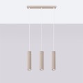 Lampa wisząca KARBON 3L taupe SL.1774 Sollux Lighting