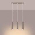 Lampa wisząca KARBON 3L taupe SL.1774 Sollux Lighting