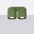 Plafon AURA 2 zielony oliwkowy GU10 SL.1795 Sollux Lighting