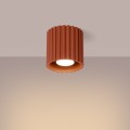 Plafon AURA 1 ochra czerwona GU10 SL.1799 Sollux Lighting