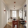 Kinkiet AURA ochra czerwona G9 SL.1801 Sollux Lighting