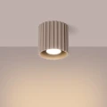 Plafon AURA 1 taupe GU10 SL.1814 Sollux Lighting