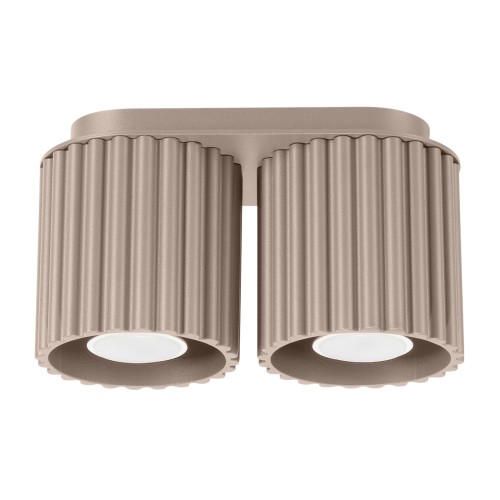 Plafon AURA 2 taupe GU10 SL.1815 Sollux Lighting