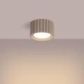 Plafon AURA 1 taupe Gx53 SL.1817 Sollux Lighting