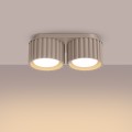 Plafon AURA 2 taupe Gx53 SL.1818 Sollux Lighting
