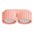 Plafon AURA 2 brzoskwiniowy Gx53 SL.1828 Sollux Lighting