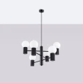 Żyrandol HALO 6 czarny SL.1830 Sollux Lighting