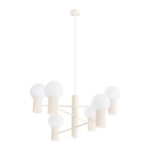 Żyrandol HALO 6 beżowy SL.1831 Sollux Lighting