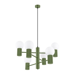 Żyrandol HALO 6 zielony oliwkowy SL.1832 Sollux Lighting