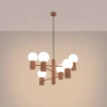 Żyrandol HALO 6 mocca SL.1834 Sollux Lighting