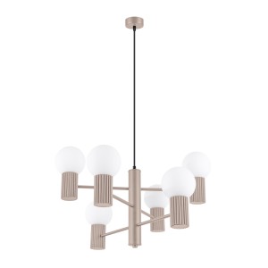 Żyrandol HALO 6 taupe SL.1836 Sollux Lighting