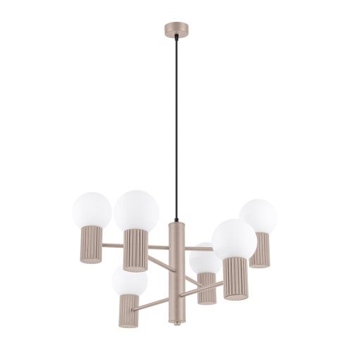 Żyrandol HALO 6 taupe SL.1836 Sollux Lighting