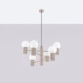 Żyrandol HALO 6 taupe SL.1836 Sollux Lighting
